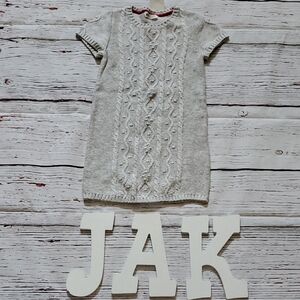 🆕️ H&M Girls Cable Knit Sweater Dress - Gray 👩